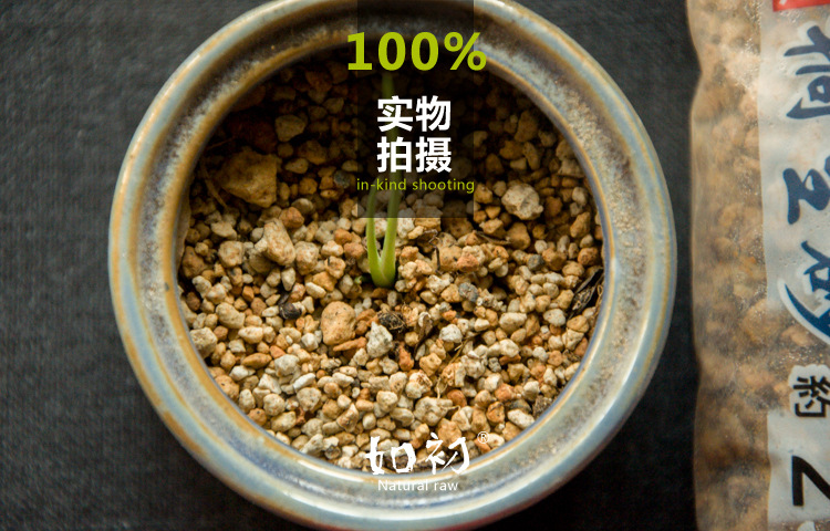厂家批发如初桐生砂多肉植物兰花种植专用颗粒土补铁1