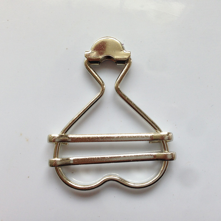 跨境直销金属带有眼背带扣 环保过检心形葫芦扣 背带调节葫芦扣