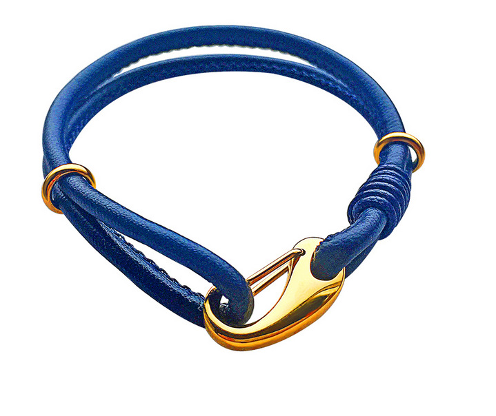 【羊皮绳手链 正版羊皮绳情侣手串 黄金串珠皮绳 diy手环】价格,批发