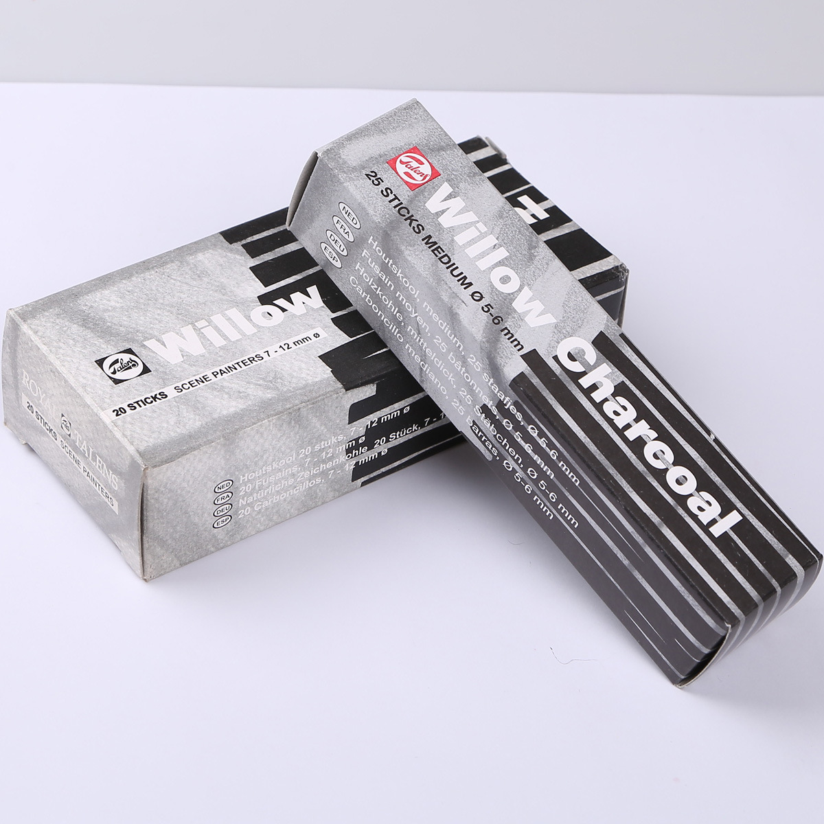 原装荷兰皇家泰伦斯木碳条 棉柳木炭条 素描木炭条 进口木炭条