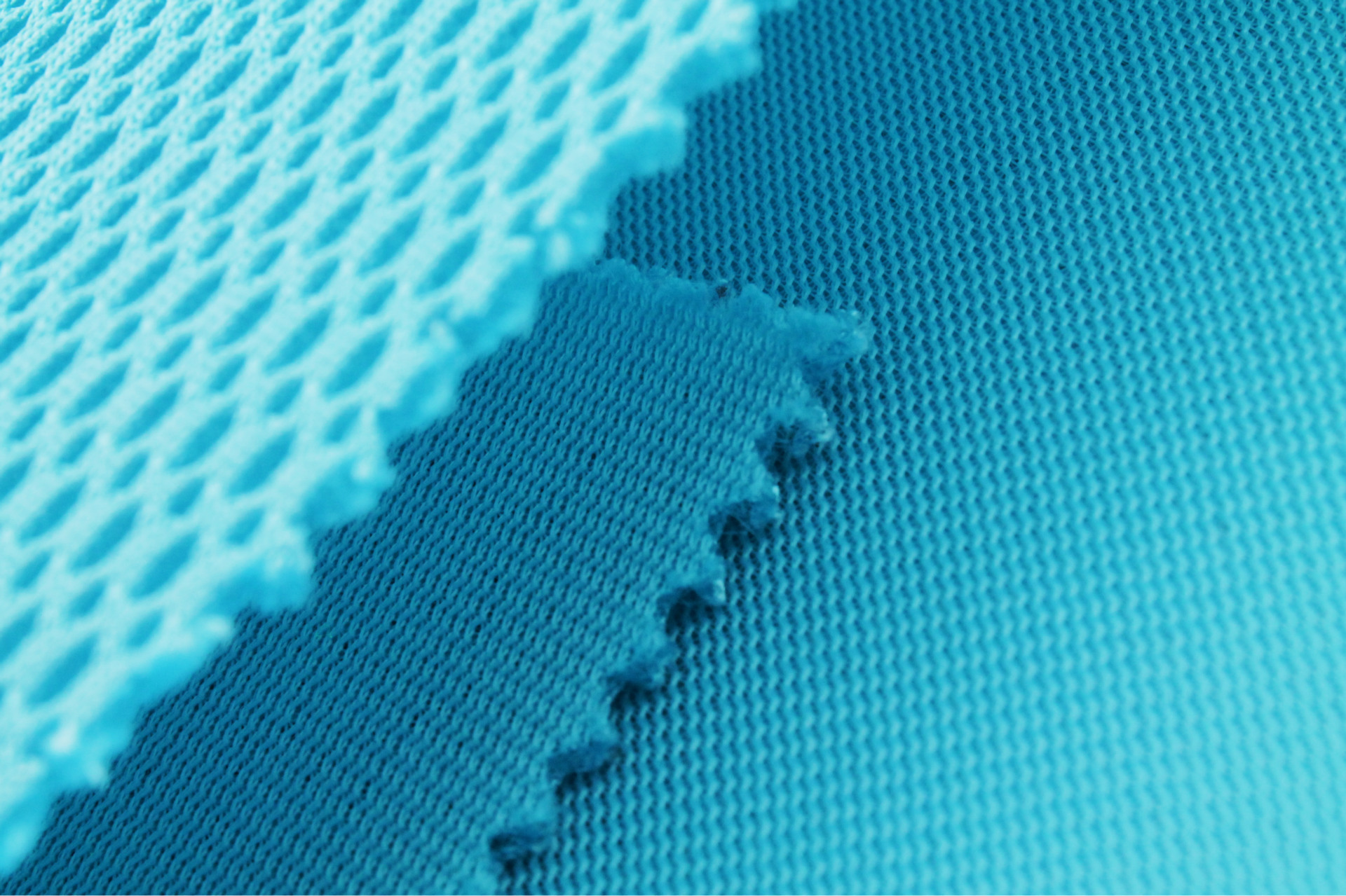 厂家直销 针织涤氨空气层 健康布 南韩丝 空气层面料75d 现货