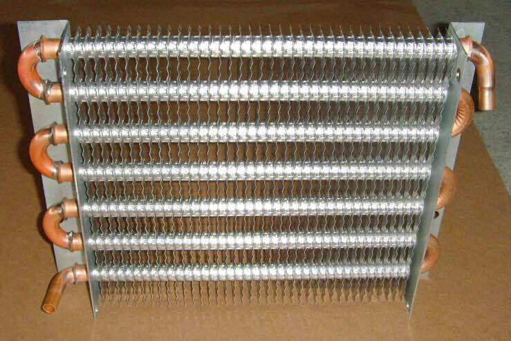 啤酒柜专用铜管铝翅片蒸发器冷凝器