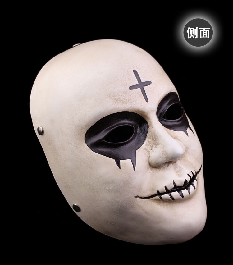 万圣节收藏版人类清除计划主题气氛布置摆设树脂面具 工厂批发