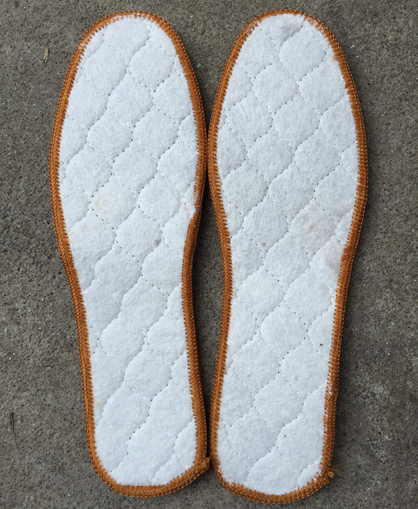 新款冬季保暖鞋垫小圆圈方块男女毛绒鞋垫跑江湖地摊毛鞋垫批发