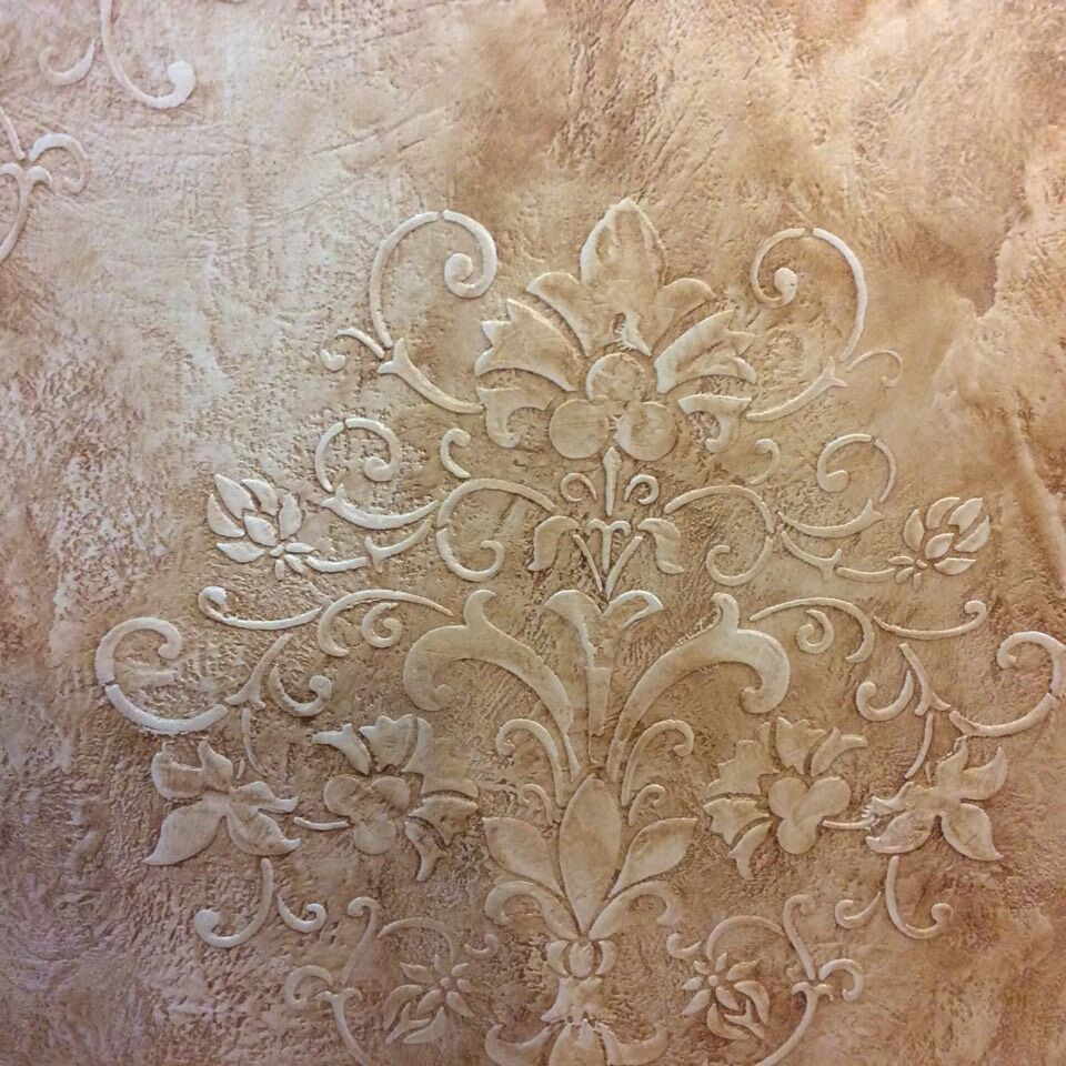 钢化墙面漆 镂空印花