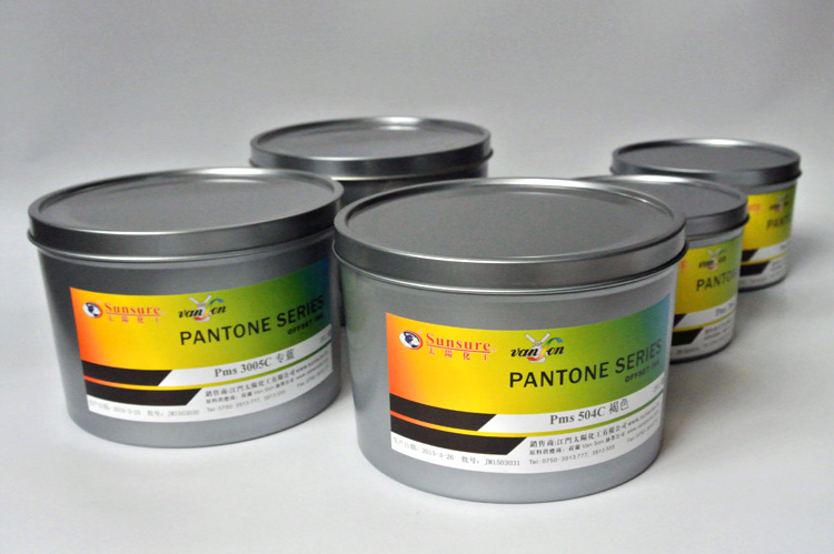 厂家直供潘通油墨100-199c白板纸印刷太阳化工印刷设计潘通色油墨