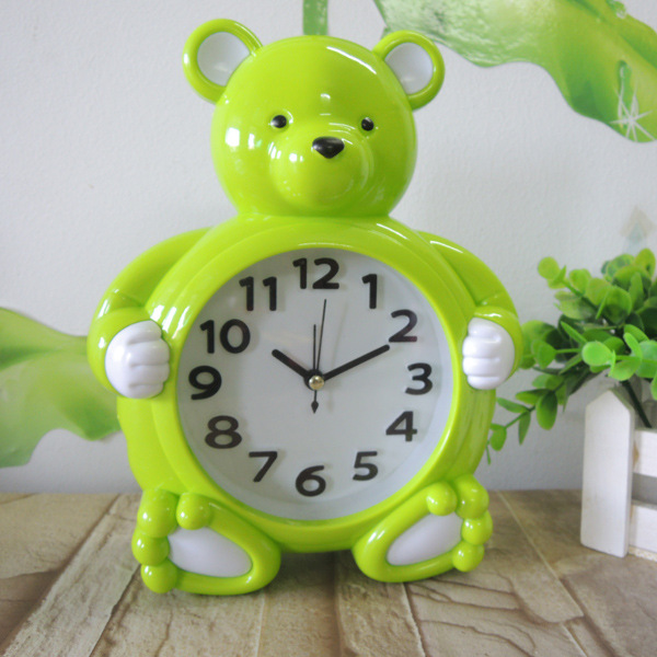 摆台立体数字小熊闹钟叫醒钟学生钟生日礼物家居礼品赚品