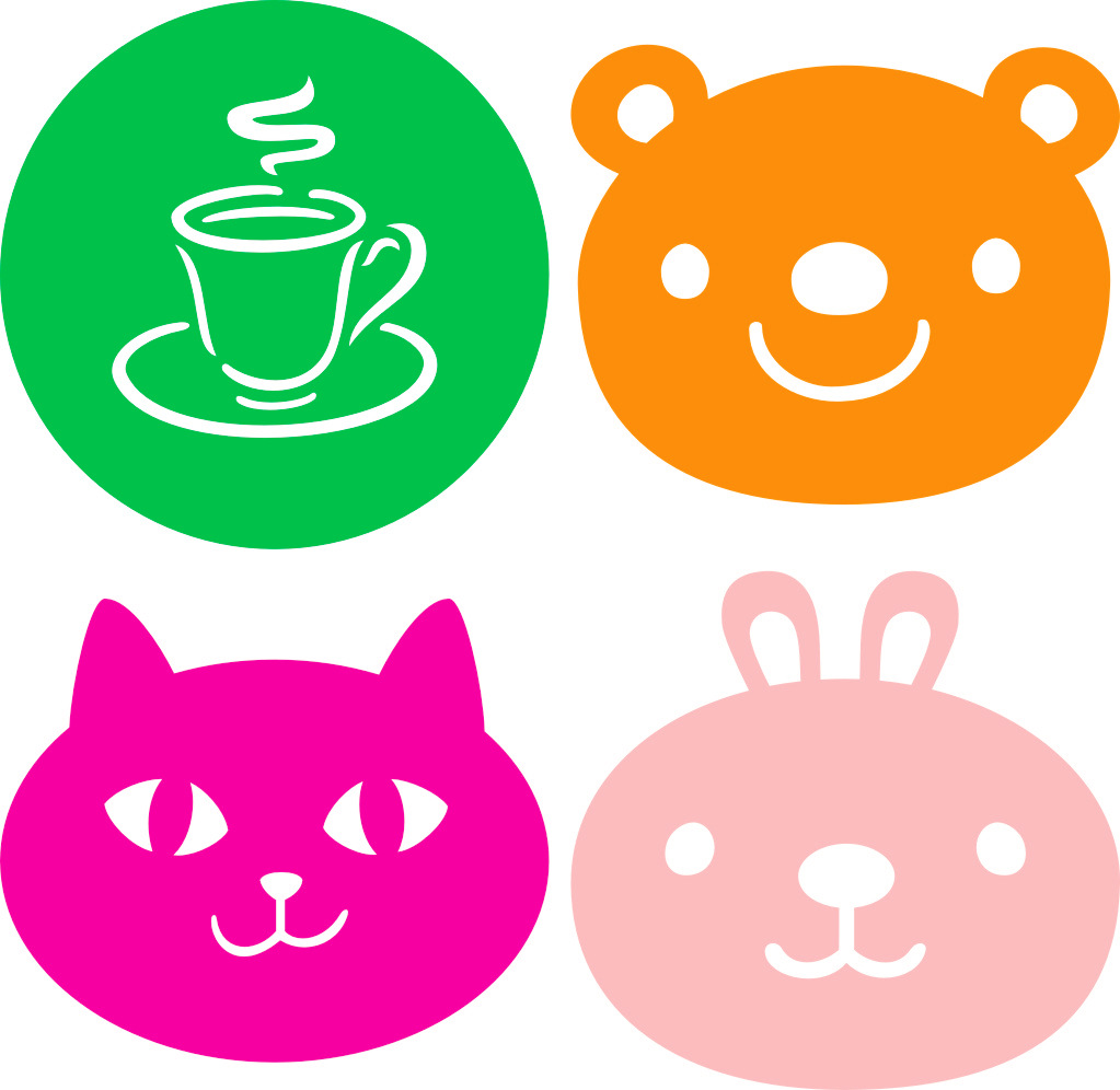 华艺阁 卡通大树叶杯垫 时尚创意毛毡餐垫 不织布镂空雕花 可定制