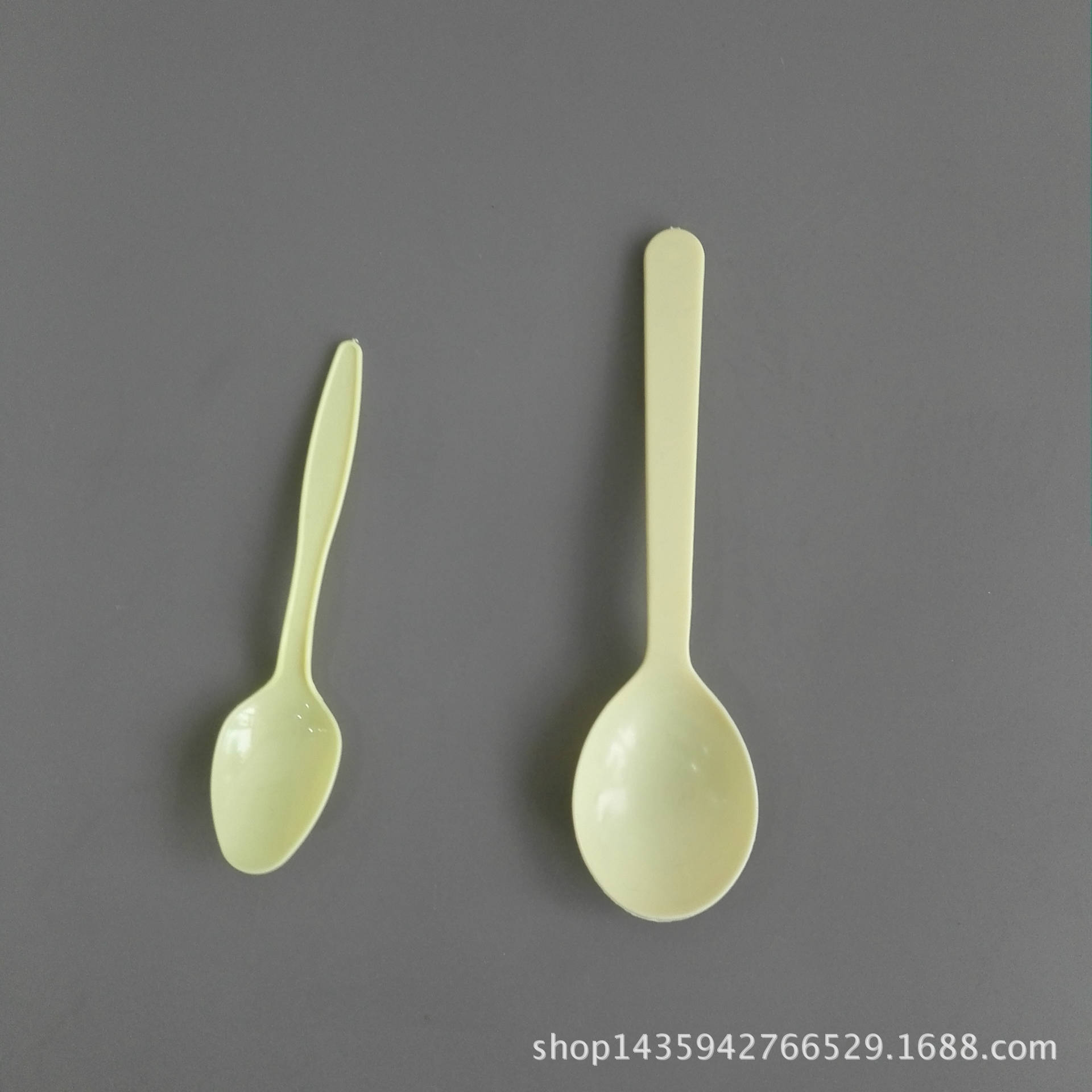 一次性冰粥 刨冰冰淇淋盒饭蛋糕塑料小勺加大加长艺术大勺子精美