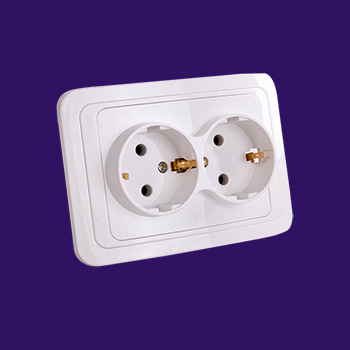 欧式插座_欧式双位插座_欧式双位插座 欧式插座带接地 - 阿里巴巴