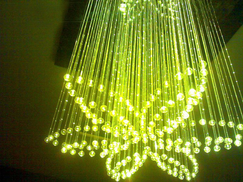 双头led dmx光纤光源器 塑料光纤灯发光器 dmx512控台,电脑控制