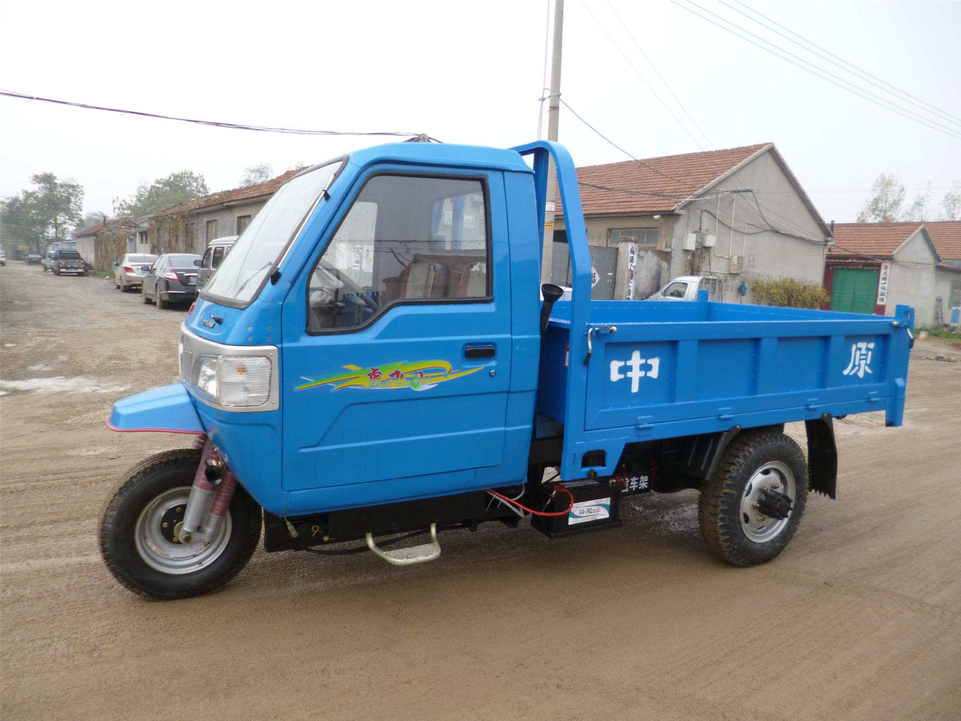 单缸柴油机,轴传动农用自卸三轮汽车,动力强劲不丢失,载重量大 - 专用