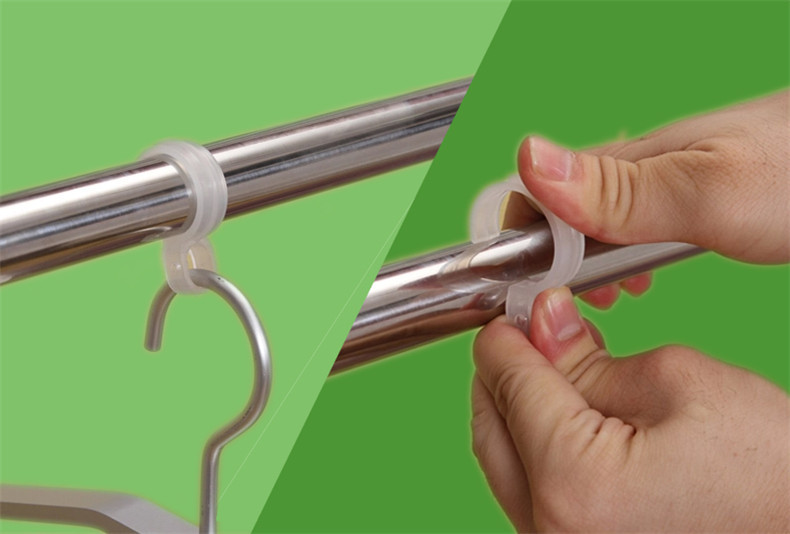 晾衣架塑料配件 厂家直销 塑料防风钩 透明风钩