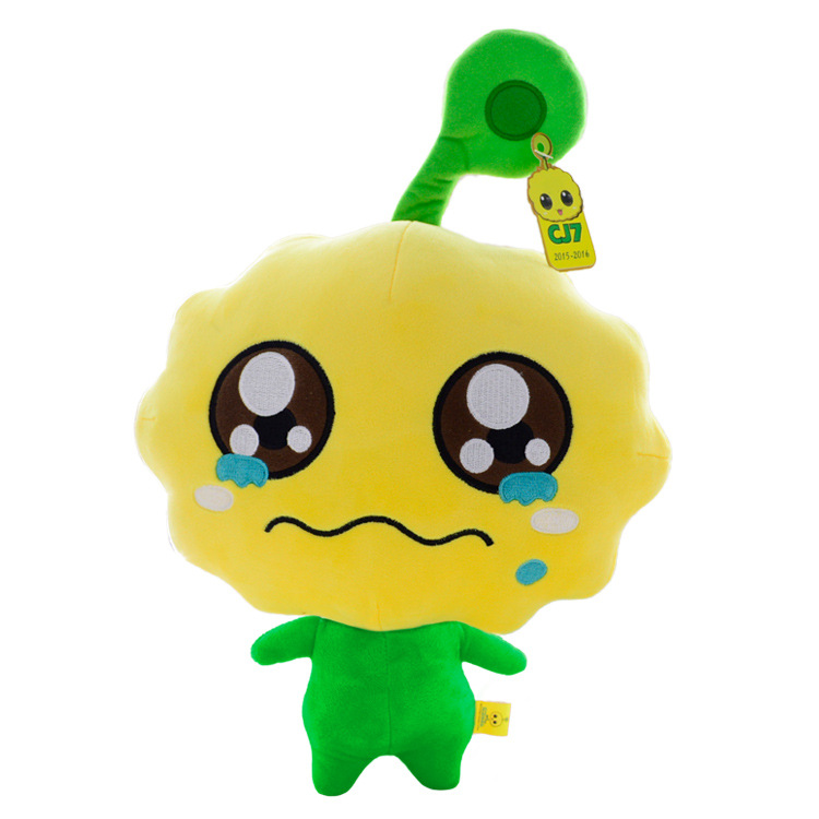 毛绒公仔 超萌超可爱长江七仔毛绒玩具表情款 毛绒公仔现货批发