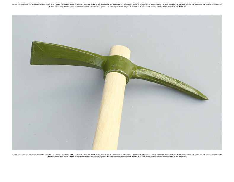 厂家供应 户外野营多功能木柄小羊镐耐磨登山镐 镐子批发