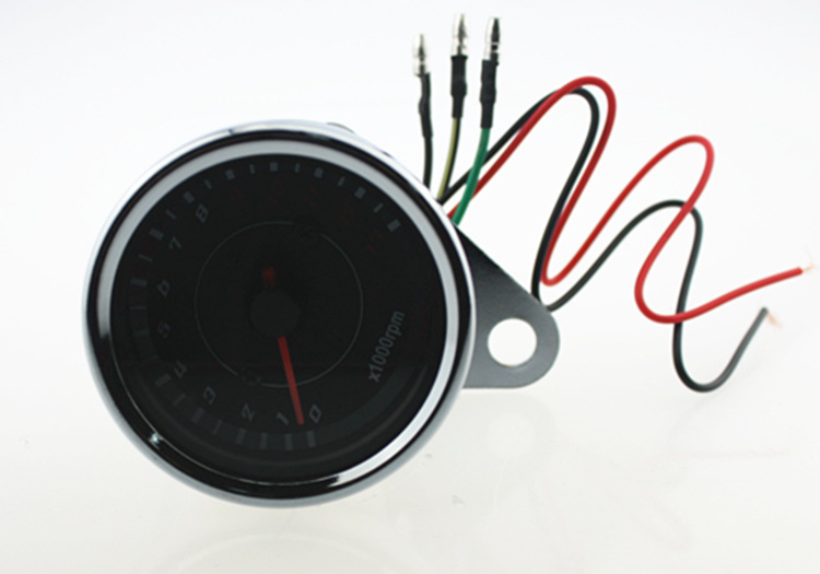 摩托车转速表改装摩托车led电子转速表骑士太子通用摩托车仪表