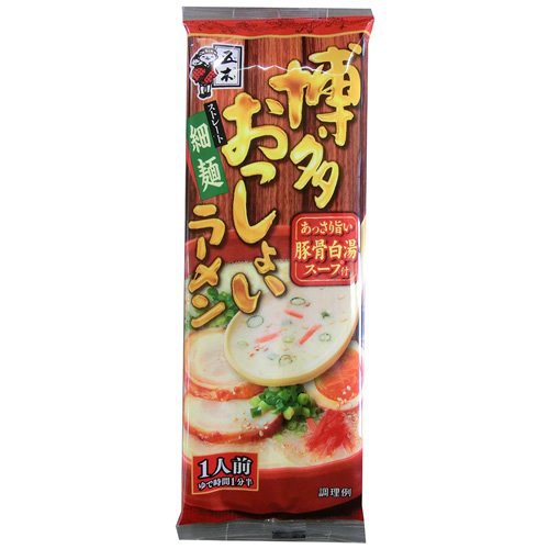 日本豚骨拉面 五木 熊本黑蒜油味猪骨浓汤面/拉面1人份123g