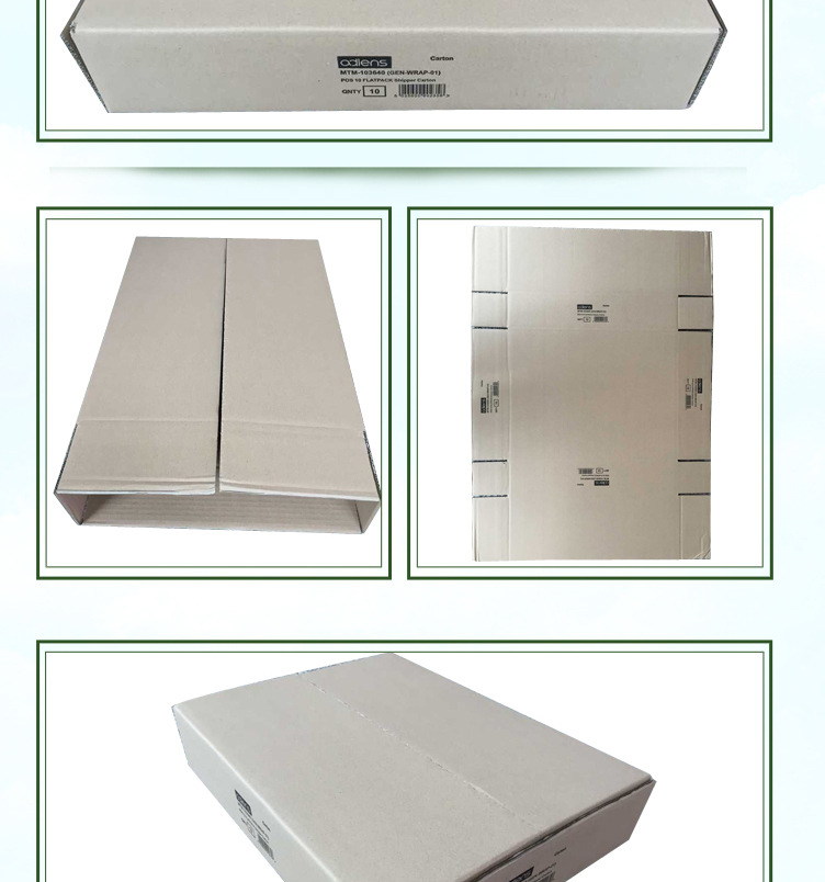 深圳纸箱厂家 定做中封箱 特硬三五层瓦楞家具镜框画板物流包装箱