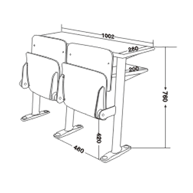 供应多媒体座椅 阶梯教室排椅 会议室记录