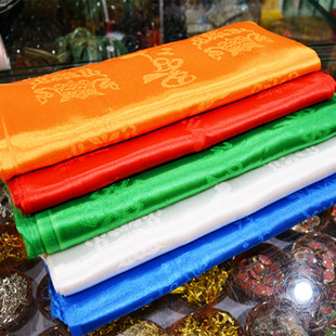 2015新品真丝蒙文哈达 自创蒙古族哈达 佛教用品 厂家定制批发