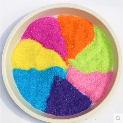 大量供应各种染色彩砂 儿童沙画彩砂 量大从优