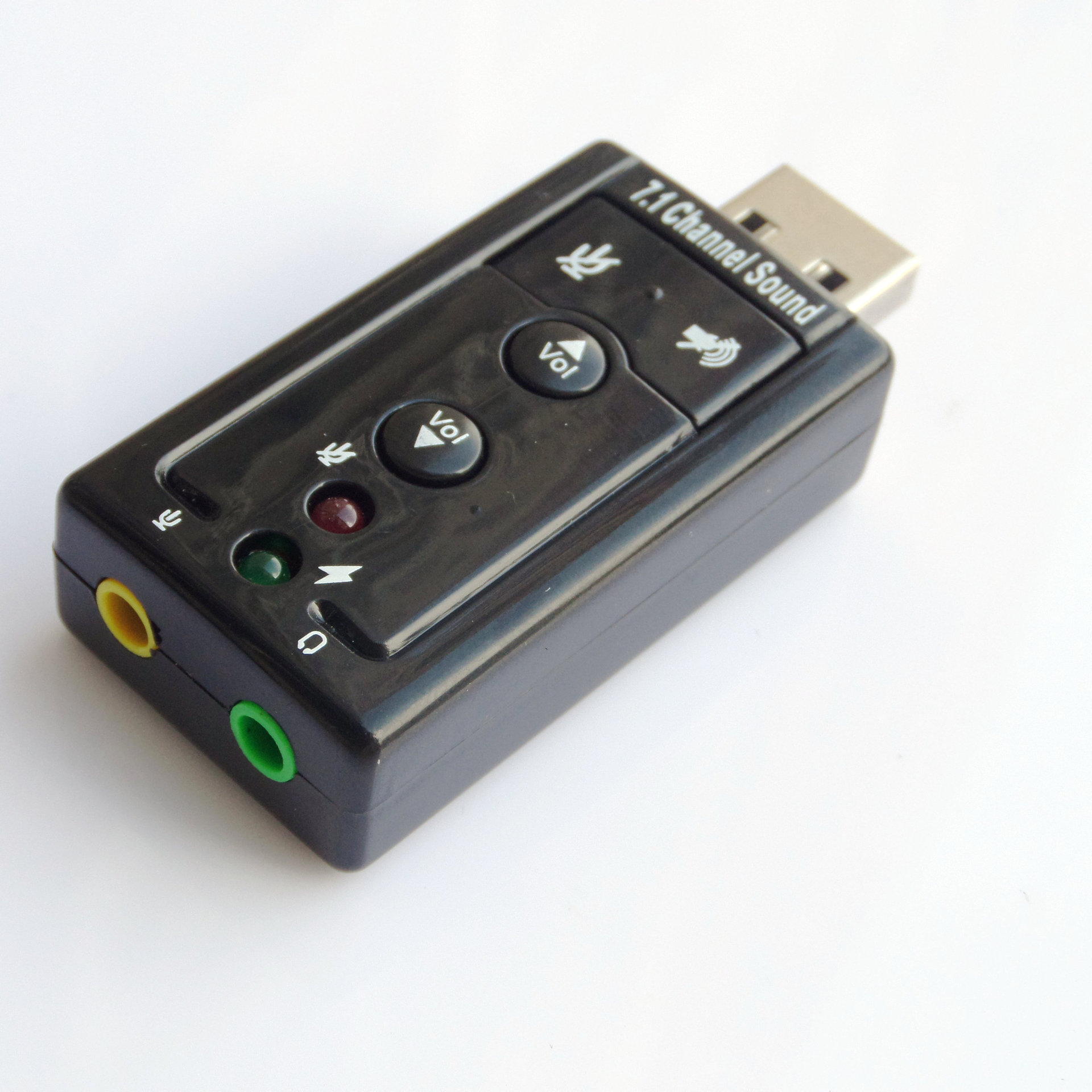 厂销usb声卡 独立外置 电脑声卡 免驱 7.1声卡 微控式声卡