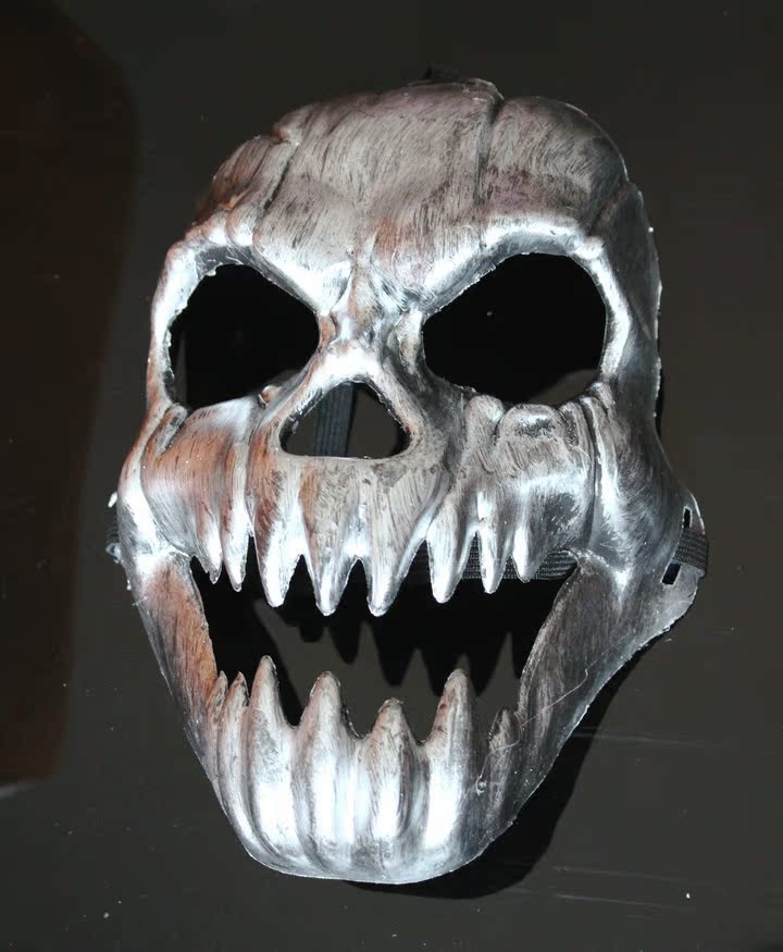 万圣节不死面具 恐怖鬼脸面具 复古鬼脸面