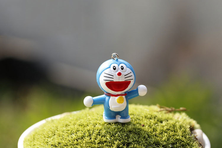 多拉 机器猫 时光布款摆件日式创意zakka杂货蓝胖子动漫周边产品