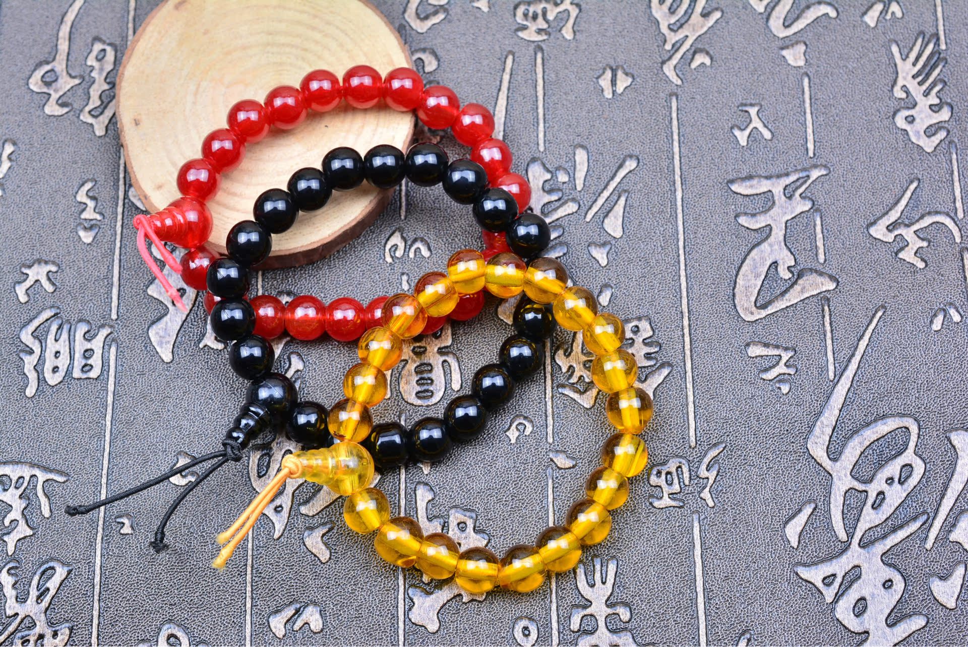 开光结缘佛珠手链 高仿松石手串 双十一网店淘宝小礼物小礼品