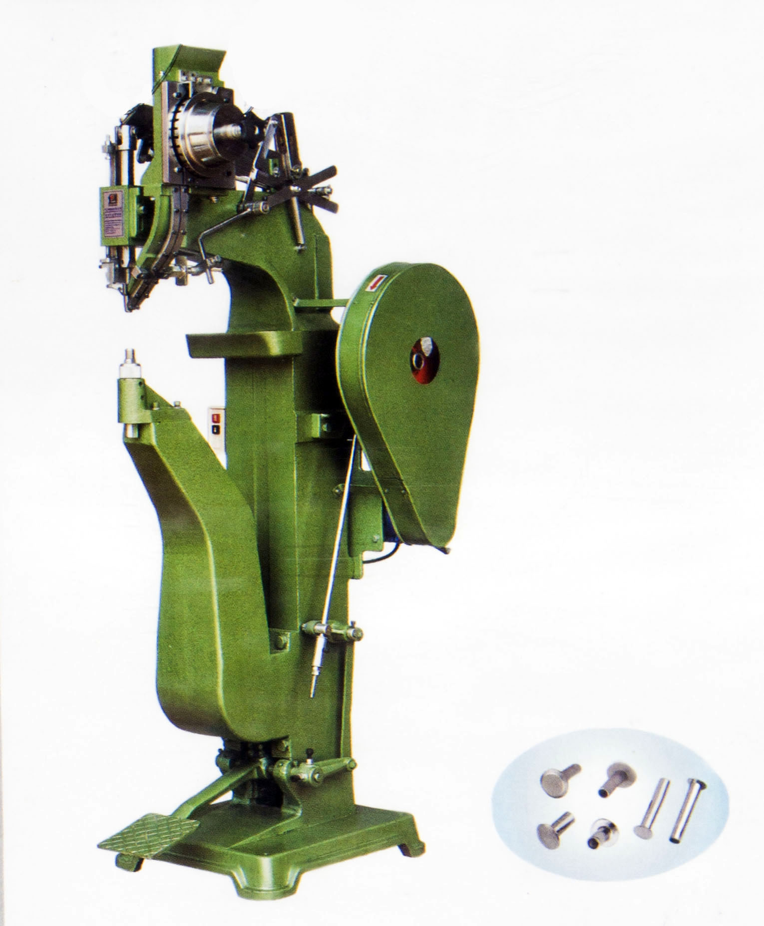 厂家直销二手鸿昌大型柳钉机 箱包铆钉机 侧钉 包钉 轮子 打钉机