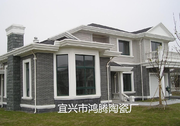 品质保证专业生产陶土砖劈开砖红黄咖啡线条外墙面砖宜兴