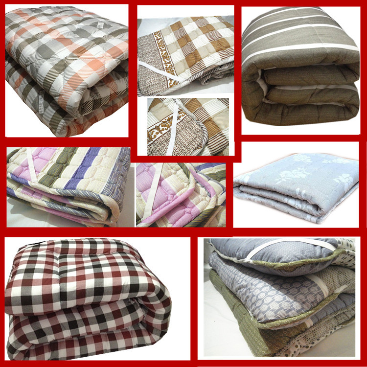 加厚榻榻米被衍缝床垫 学生宿舍单人 双人床褥子磨毛可折叠垫被