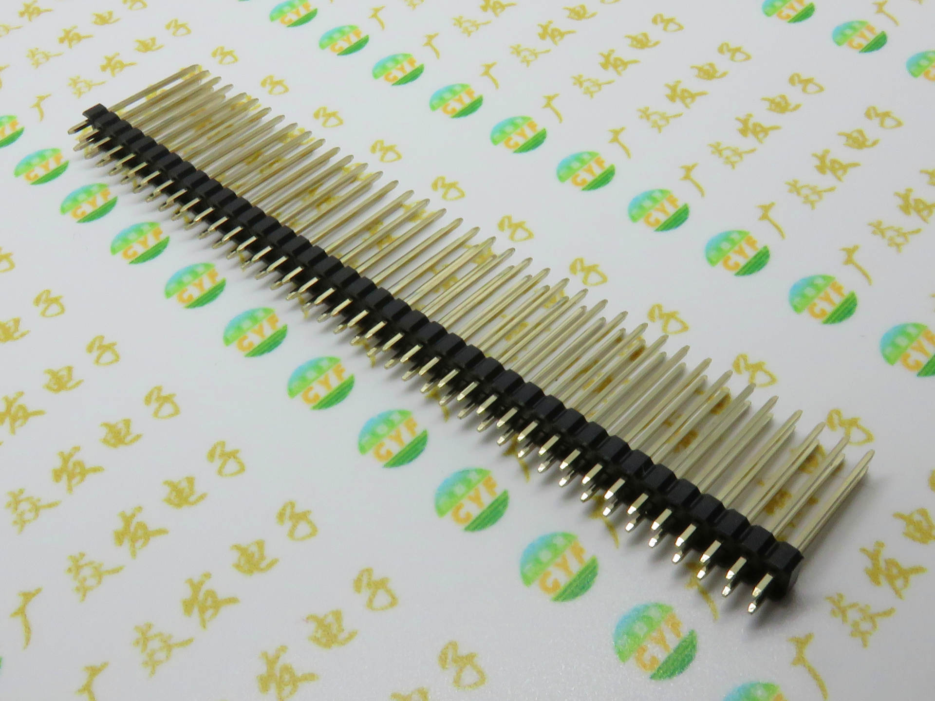 54mm 双排长排针 双排针 插针  长20mm>2*40p 铜针