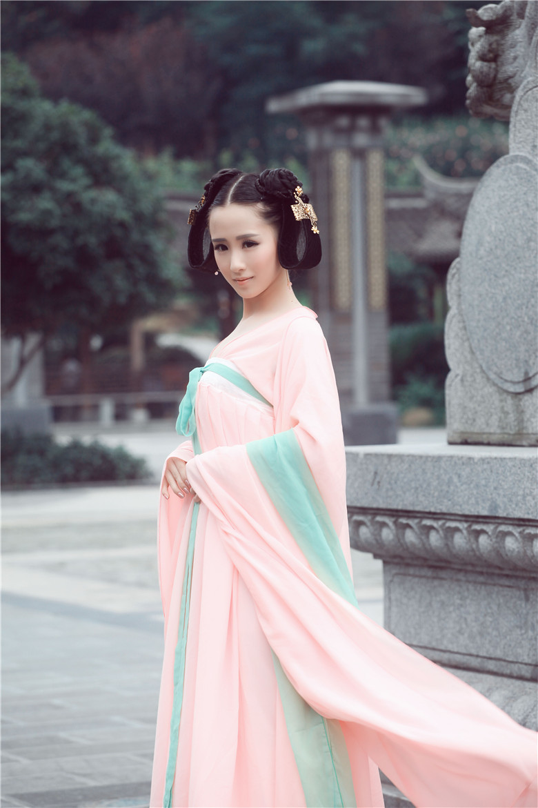 武媚娘仕女宫女同款演出服 武则天唐朝妃子古装仙女服装汉服襦裙