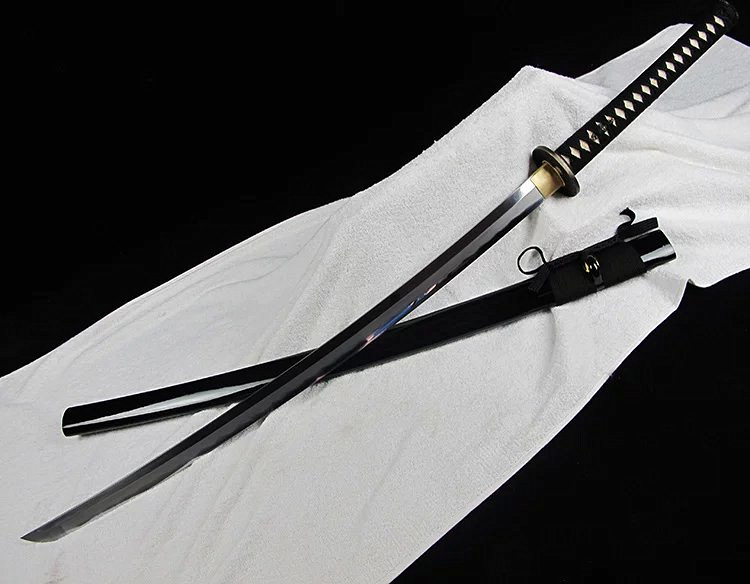 龙泉刀剑 覆土烧刃日本刀 武士忍者东阳太刀剑 摆设装饰 未开刃