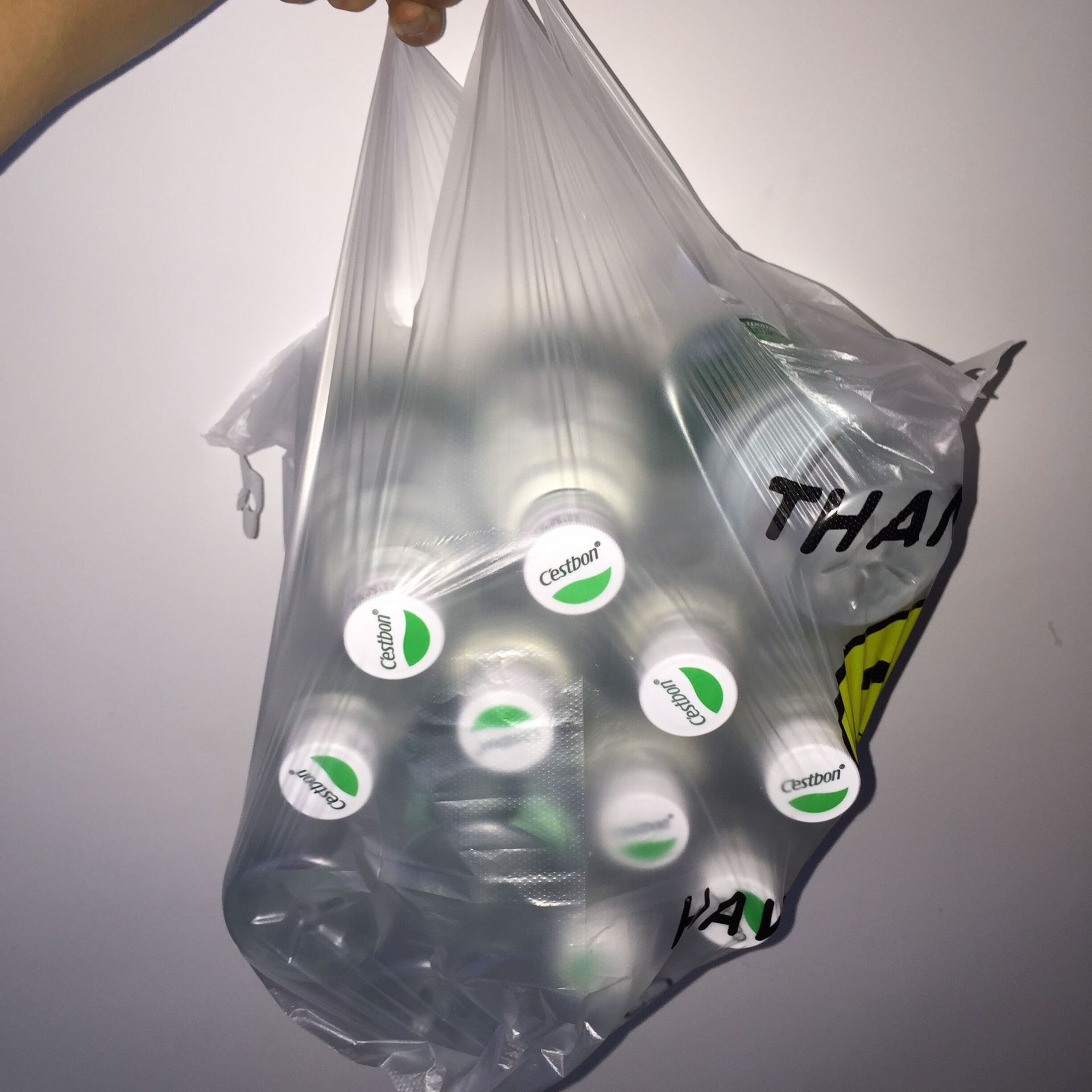 pe全新料笑脸袋 背心式塑料袋 超市购物 环保 卫生 健康.