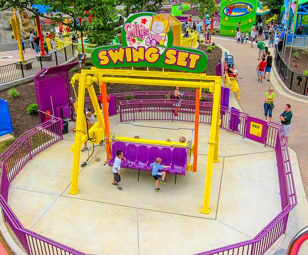 造型美观摇摆秋千双面摇摇椅荥阳乐游游乐设备厂儿童游乐设备