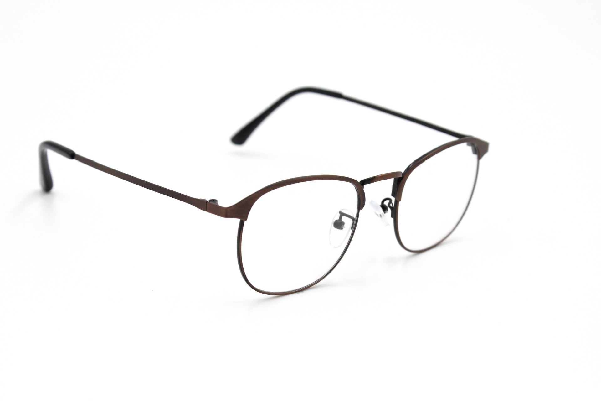 长方形金属中小框平光眼镜框 男女款复古黑框文艺范眼镜架95.