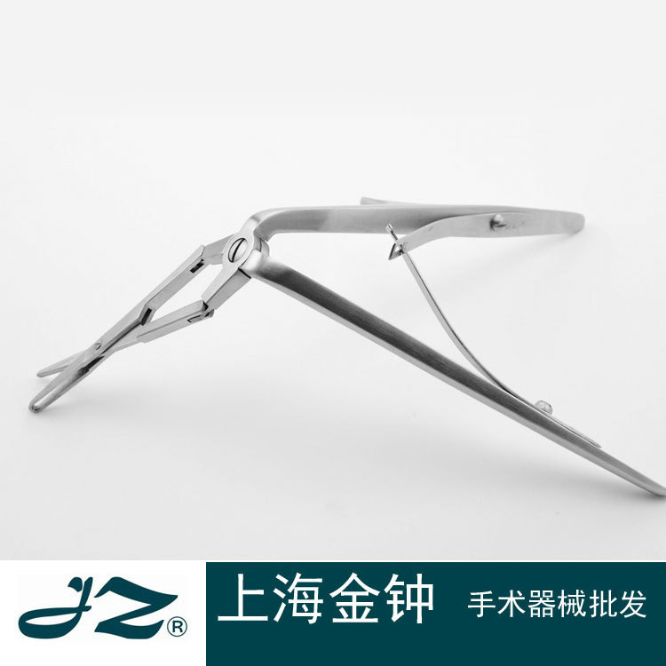 鼻中隔咬骨钳 对切口 刃宽2 上海金钟手术器械