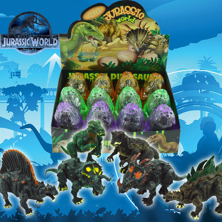 6款装恐龙蛋玩具拼装恐龙创意儿童拼装玩具 环保恐龙厂家直销2050