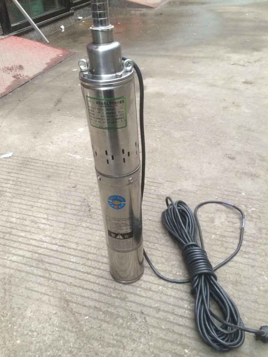不锈钢螺杆泵 井用单相家用小型潜水泵 高扬程抽水泵220v 深井泵