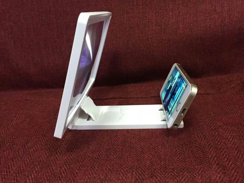 3d手机视频放大镜 折叠便携式手机屏幕高清放大器 视频放大护眼宝