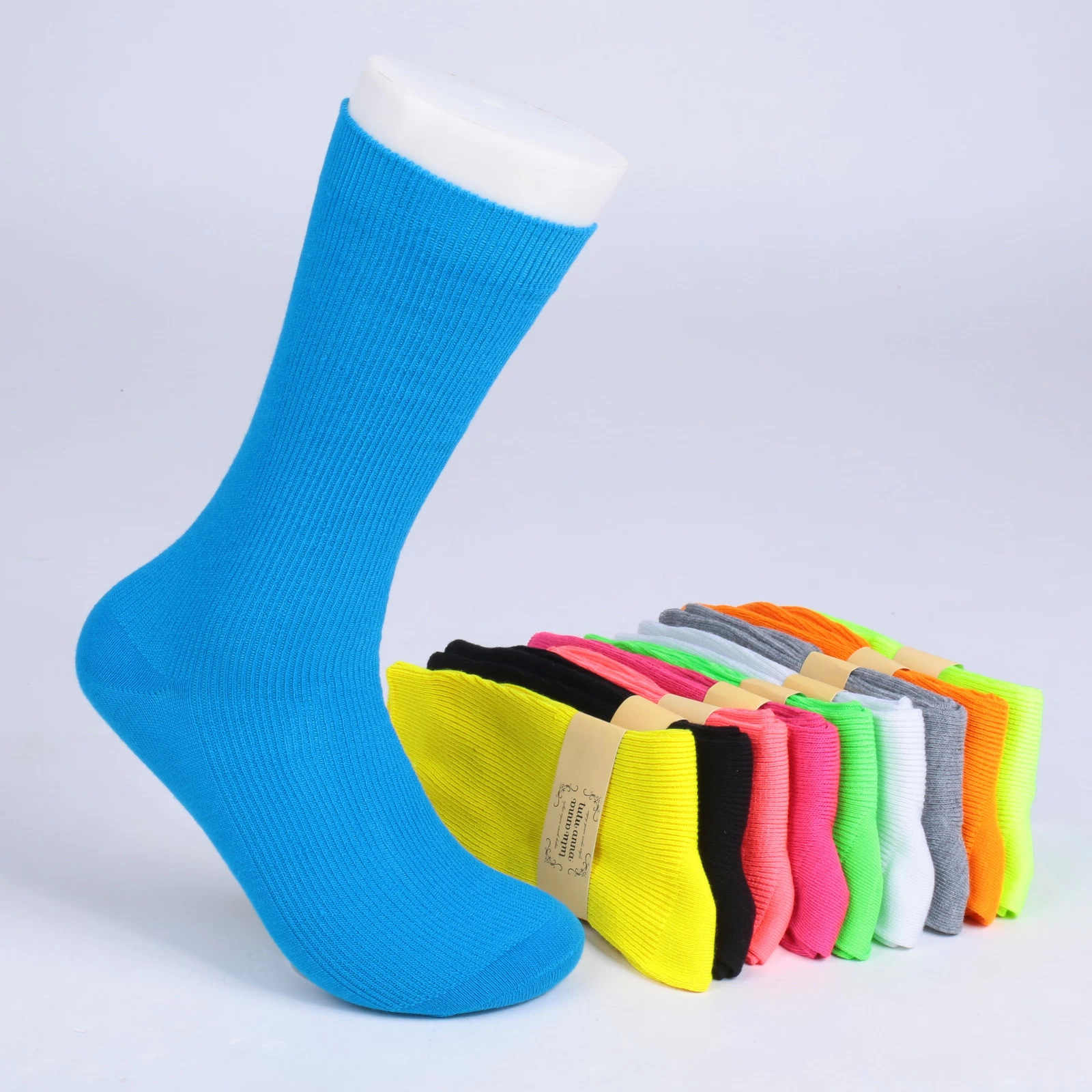 经典时尚热卖潮款女士荧光袜 诸暨厂家直销批发