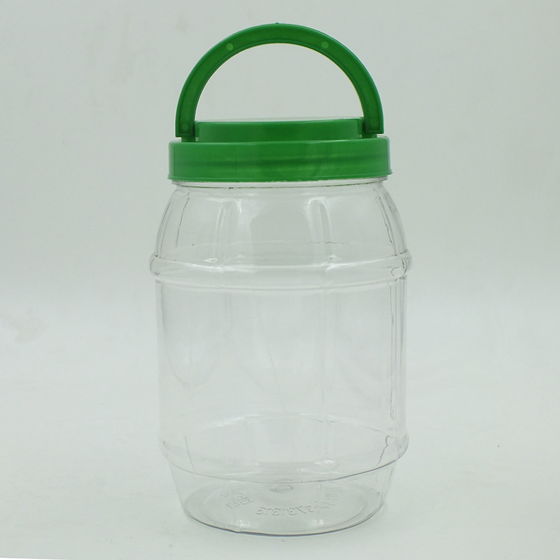 1l十三村矮圆瓶塑料瓶剁辣椒酱菜泡菜瓶萝卜干辣椒酱调味酱蜂蜜瓶