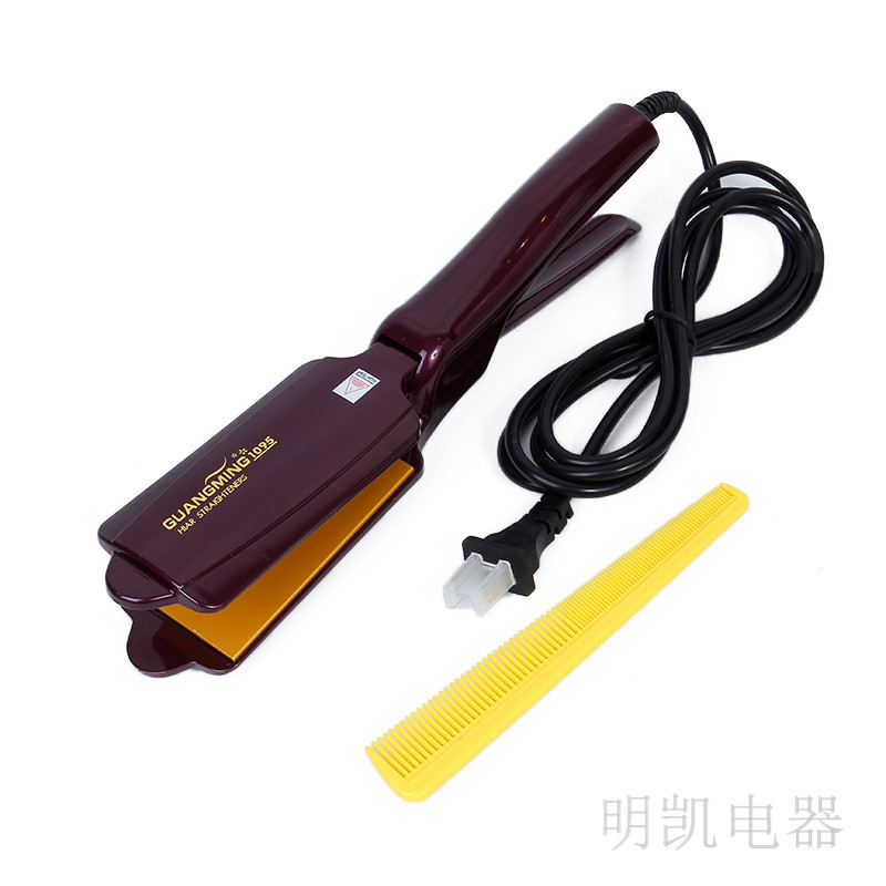 Bright 1095 Hair Care Women Straightening Hair Perm Quality Enamel Heating Craft Hair Straightener