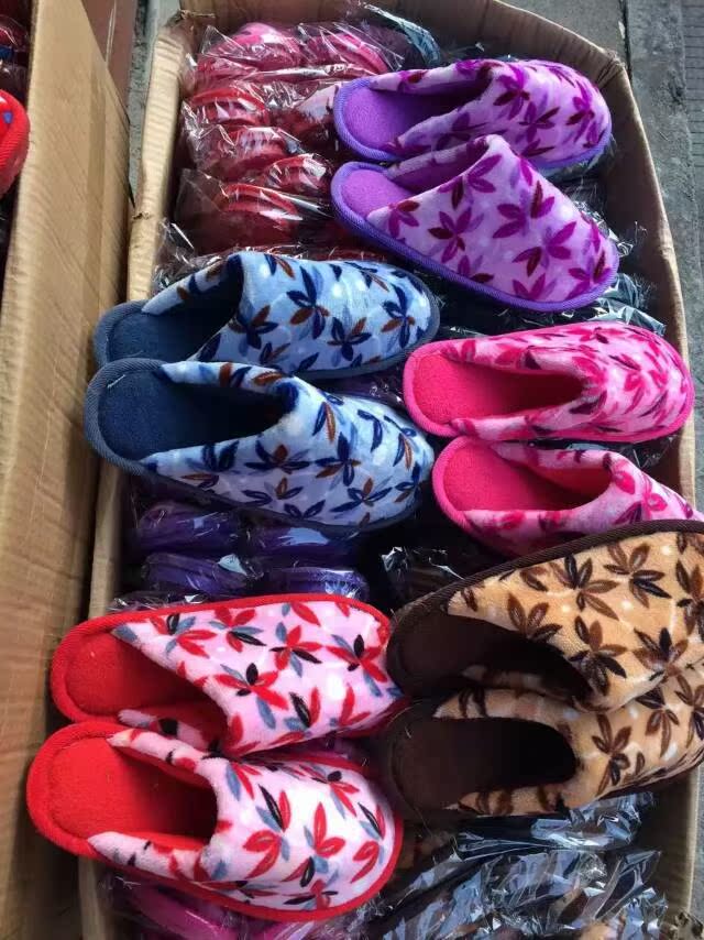 秋冬季地摊火爆产品家居拖鞋批发棉拖鞋保暖拖鞋厂家