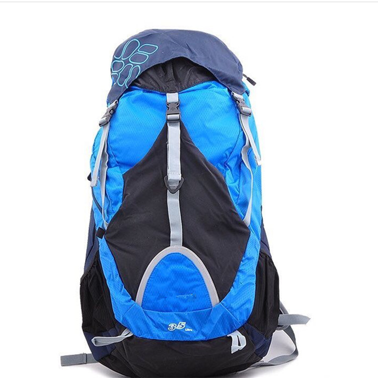 品牌印花时尚登山包 攀登专业运动包 可收纳帐篷睡袋背包