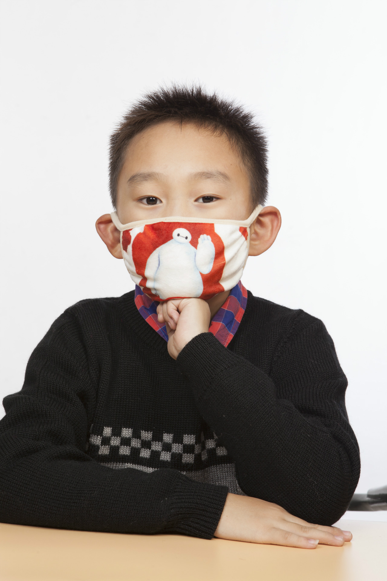 小狮子瑞恩冬季儿童卡通挂耳式口罩 时尚个性口罩批发[k-4612]