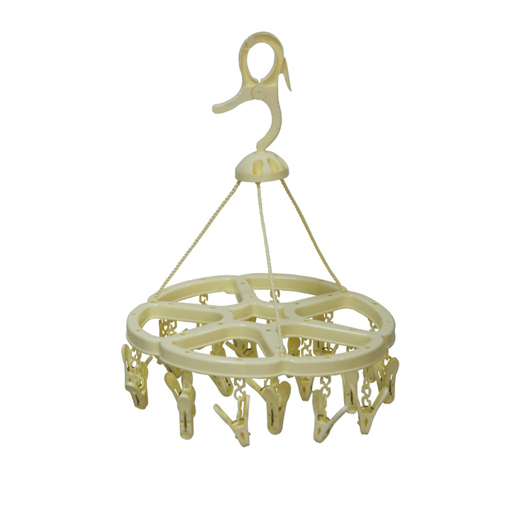 优质多衣物晾晒架 龙飞翔塑料日用百货衣架批发 多色圆盘晾衣架