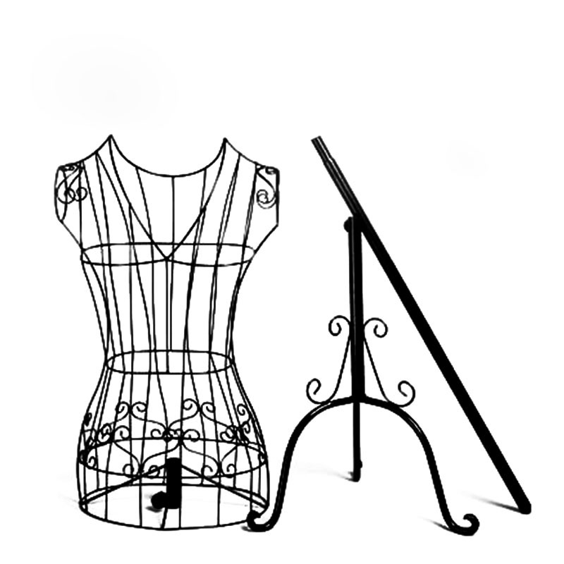 铁艺模特 女装模特道具 婚纱模特架 全身半身模特架 服装店展示架